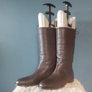 Talbot's Alison Boot in Brown Leather